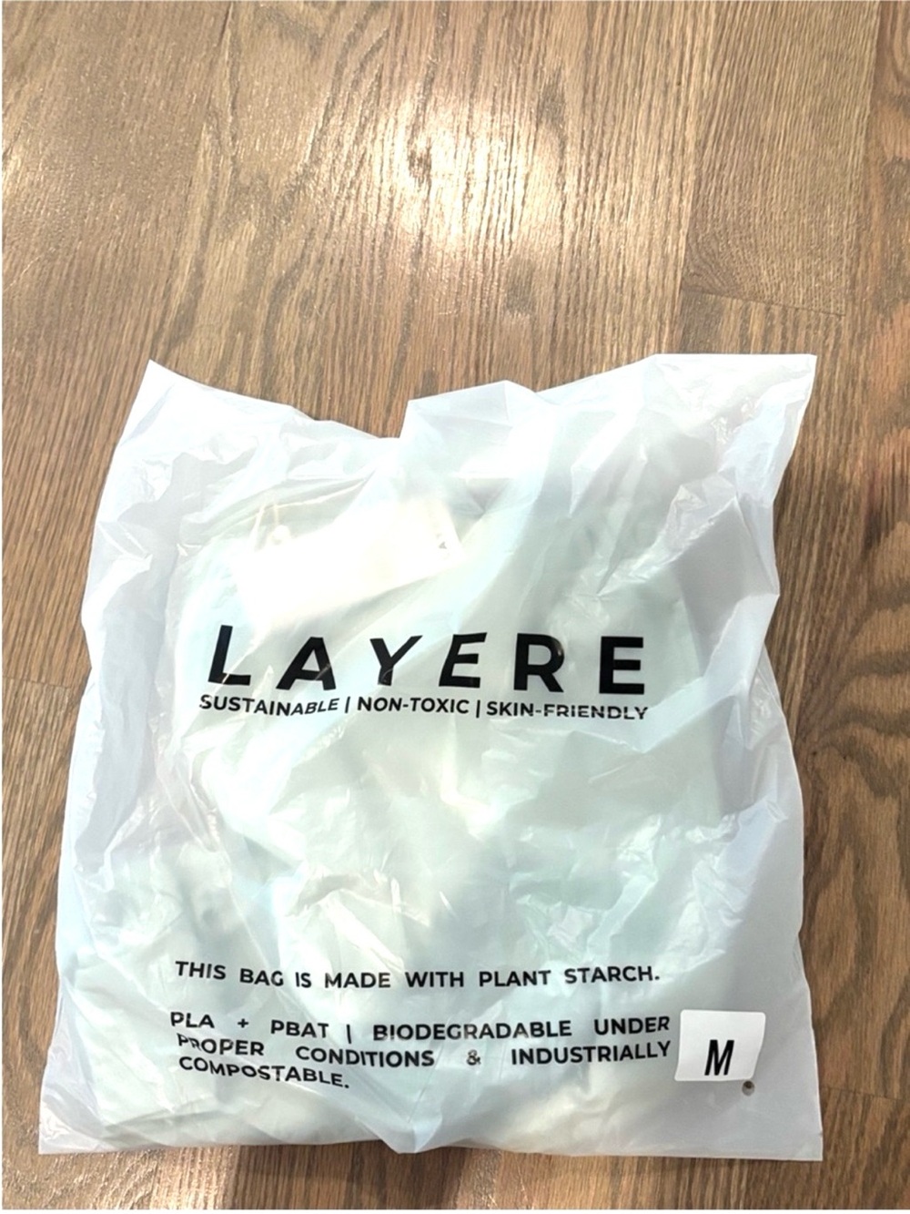 Layere 100% Organic Cotton Shorts Pistachio Cream M NWT - Picture 8 of 8